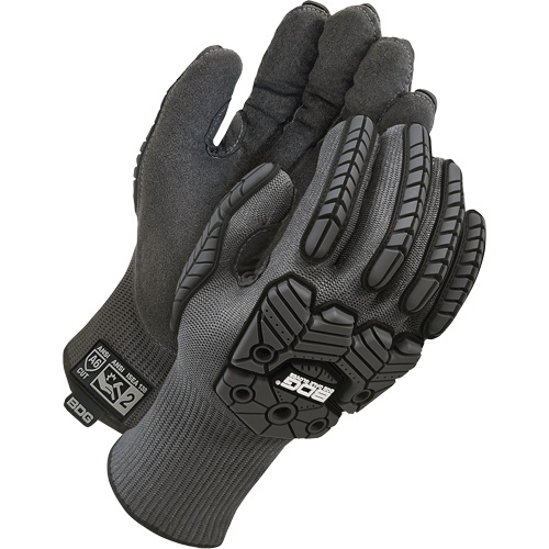 Deny&reg; Lined Cut-Resistant Impact Gloves, 8, Microfibre Palm, Elastic Cuff Cantin et fils