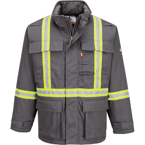 Bizflame&reg; 88/12 Insulated Winter Parka, Grey, Medium (Tall) Cantin et fils