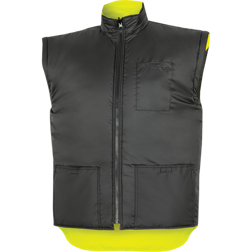 5057 Pioneer&reg; Yukon 7-in-1 Waterproof Winter Safety Parka, Polyester, Black/High Visibility Lime-Yellow, X-Small Cantin et fils