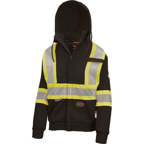 Chandail lourd avec capuchon, Femmes, T-petit, Noir Cantin et fils