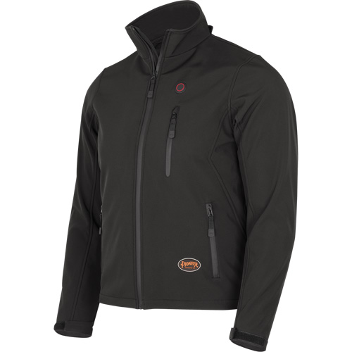 Heated Soft-Shell Jacket, Men's, Small, Black Cantin et fils