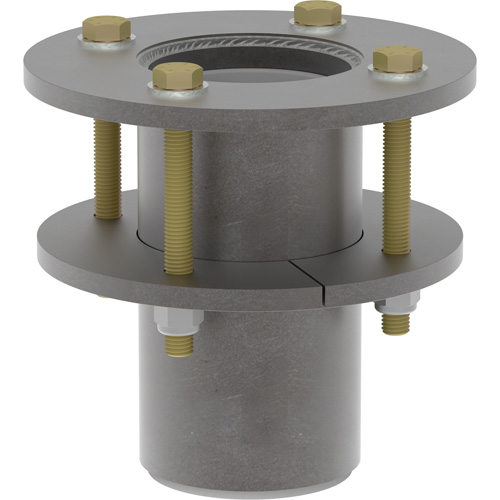 Socle de montage en acier inoxydable sur pont pour espace clos DBI-SALA Cantin et fils