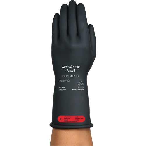 Gants &eacute;lectriques isol&eacute;s ultra l&eacute;gers ActivArmr RIG R011BUL, ASTM classe 0, Taille 11, 11" lo Cantin et fils