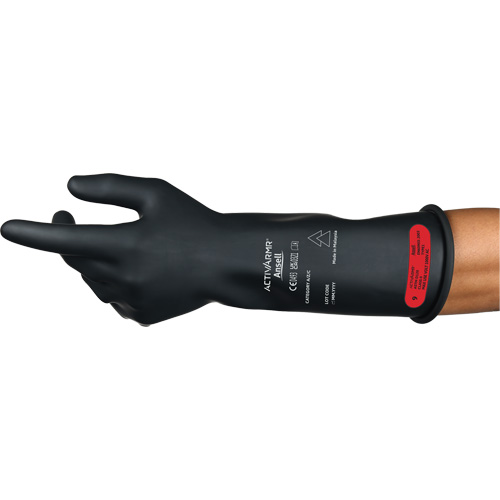 Gants &eacute;lectriques isol&eacute;s ultra l&eacute;gers ActivArmr RIG R014BUL, ASTM classe 0, Taille 7, 14" lo Cantin et fils