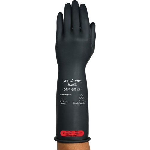 Gants &eacute;lectriques isol&eacute;s ultra l&eacute;gers ActivArmr RIG R014BUL, ASTM classe 0, Taille 7, 14" lo Cantin et fils
