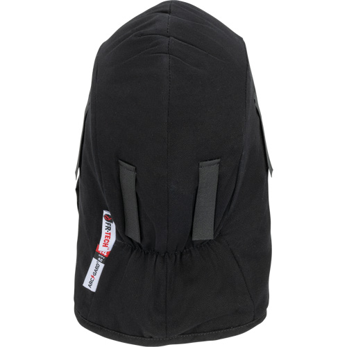 Pioneer 766A Flame-Resistant Quilted Hard Hat Liner with Detachable Mouthpiece, Black/Grey, Cotton/FR-Tech&reg;/Modacrylic/Nylon Cantin et fils
