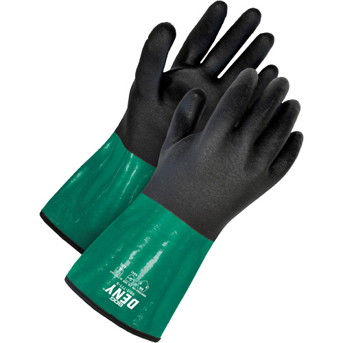Gants r.sistant aux produits chimiques avec doublure r&eacute;sistante &agrave; la coupe, Taille 6/T-petit, 12" lo, PVC Cantin et fils