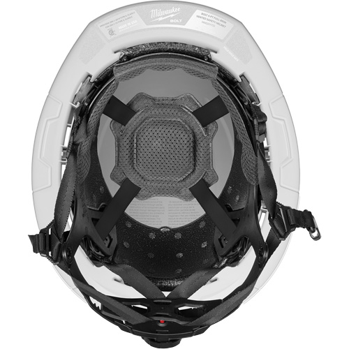 Casque de s&eacute;curit&eacute; &agrave; bordure complet BOLT, R&eacute;pond aux normes CSA type 2, Suspension Rochet, Non ventil&eacute; Cantin et fils