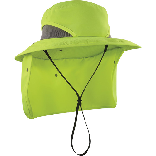 Chill-Its 8934 Ranger Hat with Neck Shade, Large/X-Large, Hi-Vis Lime Cantin et fils