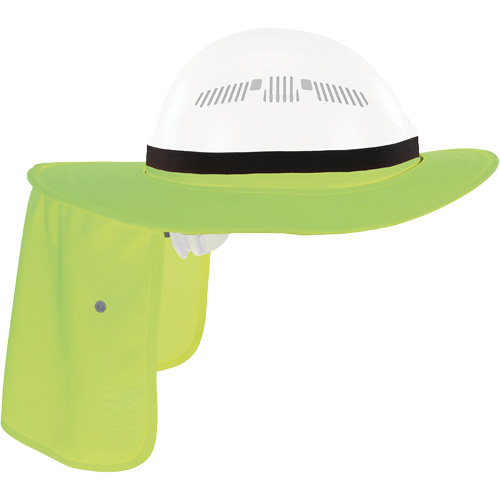 Chill-Its 6661 Universal Hard Hat Brim with Neck Shade, Hi-Vis Lime Cantin et fils