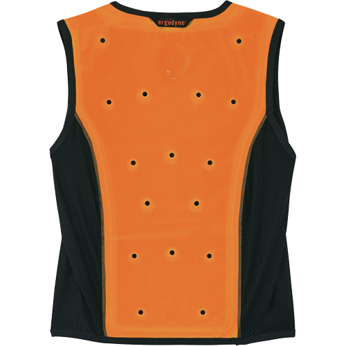 Veste de refroidissement &eacute;vaporatif Chill-Its 6685 avec fermeture &agrave; glissi&egrave;re, Grand, Orange Cantin et fils