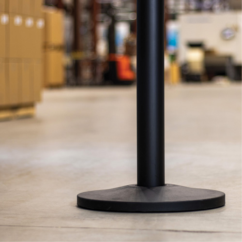 Industrial Stanchion Kit with Plastic Chain, 37" High, Red Cantin et fils