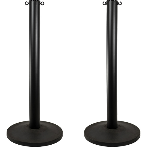 Montant industriel, Hauteur de 37", Noir Cantin et fils