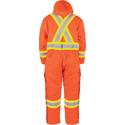 High-Visibility Lined Canvas Overalls, 2X-Large, High Visibility Orange Cantin et fils