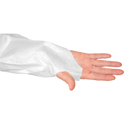 CoverMe Gown with Thumbholes, One Size, White, Polyethylene Cantin et fils