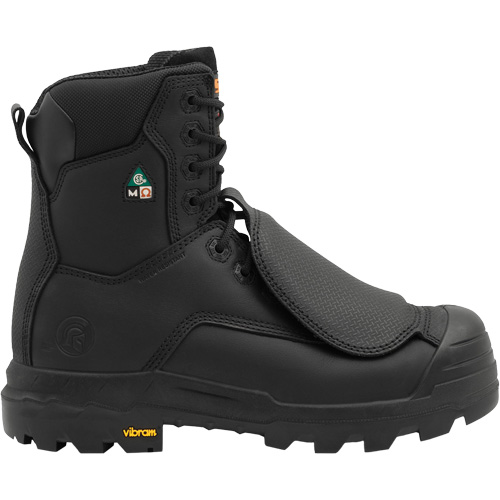 Bottes de travail Vulcan avec protecteur m&eacute;tatarsien &agrave; l'ext&eacute;rieur, Cuir, Taille 5, Imperm&eacute;able Cantin et fils