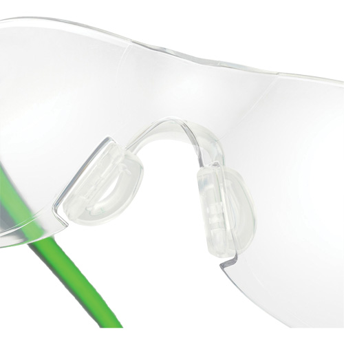 Adapt Lite Grey/Green Safety Glasses, Clear Lens, Anti-Fog/Anti-Scratch, ANSI Z87+/Meets/Exceeds CSA Z94.3 Cantin et fils