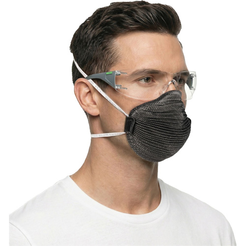 Adapt Lite Grey/Green Safety Glasses, Clear Lens, Anti-Fog/Anti-Scratch, ANSI Z87+/Meets/Exceeds CSA Z94.3 Cantin et fils