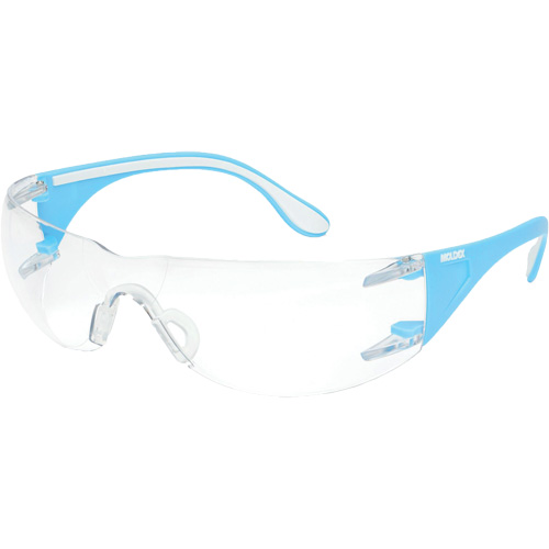Adapt Lite Blue/White Safety Glasses, Clear Lens, Anti-Fog/Anti-Scratch, ANSI Z87+/Meets/Exceeds CSA Z94.3 Cantin et fils