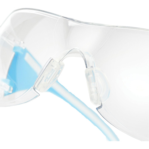 Adapt Lite Blue/White Safety Glasses, Clear Lens, Anti-Fog/Anti-Scratch, ANSI Z87+/Meets/Exceeds CSA Z94.3 Cantin et fils