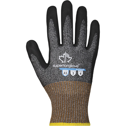 Gants minces r&eacute;sistants &agrave; la coupe PRO S13TAXFN, Taille 11, Calibre 13, Rev&ecirc;tement Mousse de nitrile, Enveloppe en TenActiv, ASTM ANSI niveau A5 Cantin et fils