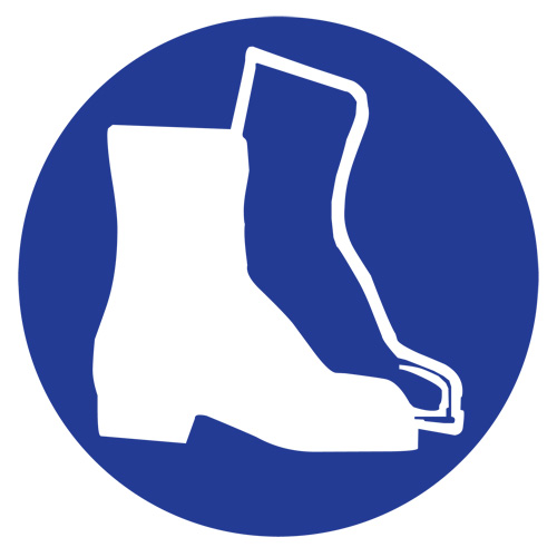 &eacute;tiquettes avec pictogramme Right to Know - Bottes, Vinyle, Feuille, 1" lo x 1-1/8" la Cantin et fils