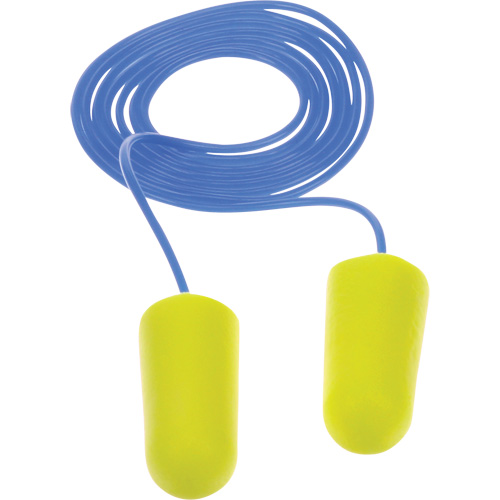 E-A-Rsoft Yellow Neon Earplugs, Bulk - Polybag, Corded Cantin et fils