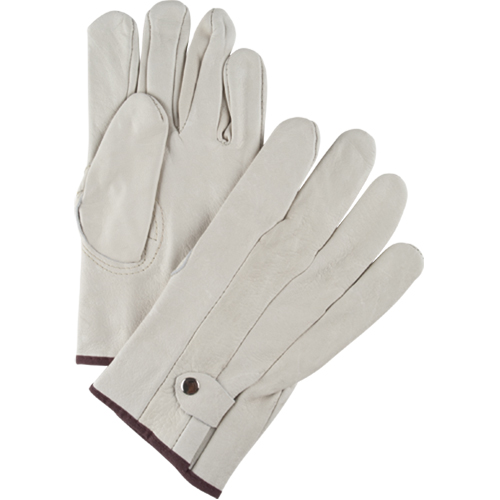 Standard-Duty Ropers Gloves, Large, Grain Cowhide Palm Cantin et fils
