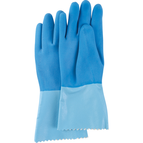 Gants lourds Blue-Grip, Taille 6/Petit, 12" lo, Latex de caoutchouc, Doublure en Interlock, 45 mils Cantin et fils