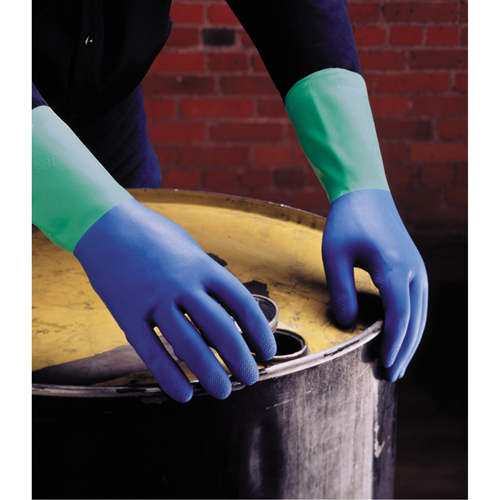 Gants Protector, Taille 6/Petit/6,5, 13" lo, Nitrile/Latex de caoutchouc, Doublure en Ouat&eacute;e, 28 mils Cantin et fils