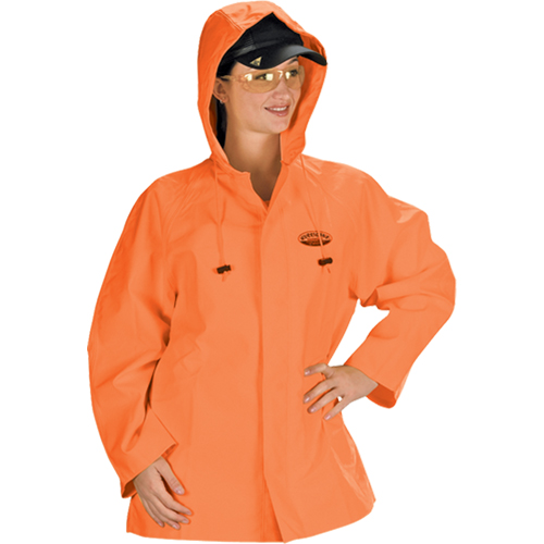Hurricane Flame Retardant/Oil Resistant Rain Suits - Jacket, 4X-Large, High Visibility Orange Cantin et fils