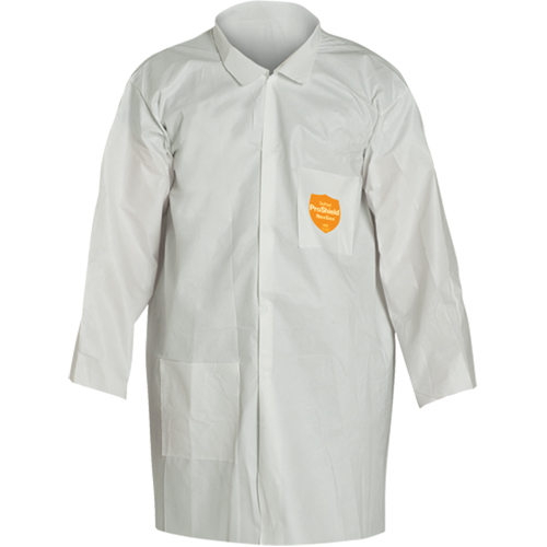 ProShield&reg; 60 Lab Coat, Microporous/Polypropylene, White, Medium Cantin et fils