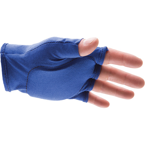 Anti-Impact Fingerless Right-Hand Glove Liner, 6/X-Small, Synthetic Palm, Slip-On Cuff Cantin et fils