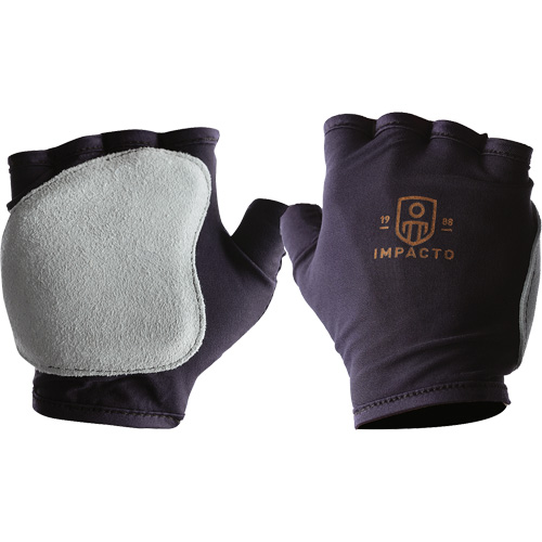 Anti-Impact Fingerless Right-Hand Glove, X-Small, Split Leather Palm, Slip-On Cuff Cantin et fils