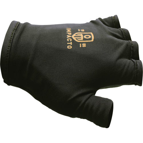 Anti-Impact Fingerless Right-Hand Glove, X-Small, Split Leather Palm, Slip-On Cuff Cantin et fils