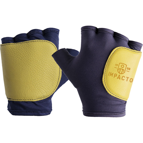 Enveloppe protectrice pour gant gauche contre les impacts lat&eacute;raux et de la paume, T-petit, Paume en Cuir fleur, Poignet &agrave; enfiler Cantin et fils