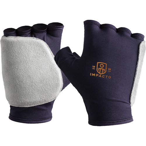 Enveloppe protectrice pour gant gauche contre les impacts lat&eacute;raux et de la paume, T-petit, Paume en Cuir fleur, Poignet &agrave; enfiler Cantin et fils