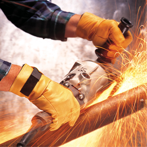 Vibration Protective Air Glove&reg;, Size X-Small, Grain Leather Palm Cantin et fils