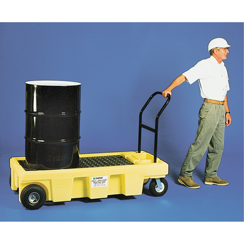 Poly-Spillcart Cart ATC, 66.5" L x 29" W x 46.9" H, 57 US gal. Spill Cap. Cantin et fils