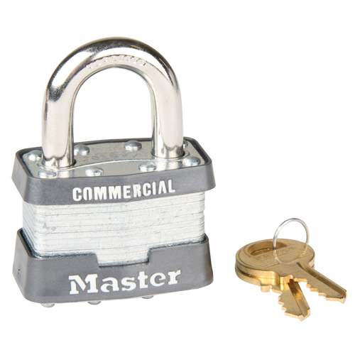 Pin Tumbler Padlock, Keyed Alike, Laminated Steel, 1-3/4" Width Cantin et fils