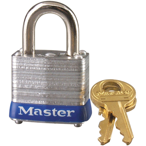 Pin Tumbler Padlock, Keyed Alike, Laminated Steel, 1-1/8" Width Cantin et fils
