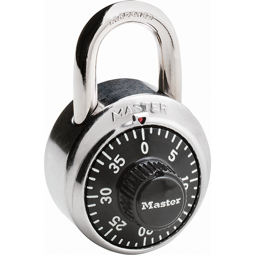Padlock, Combination, Hardened Steel, 1-7/8" Width Cantin et fils