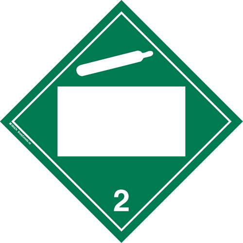 Plaque-&eacute;tiquette TMD gaz non toxique, Plastique Cantin et fils