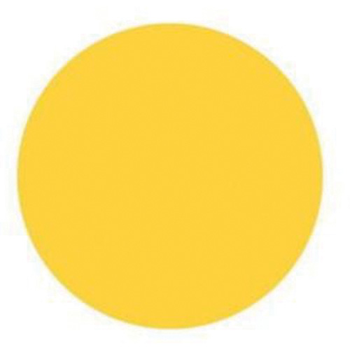 Round Write-On Labels, Circle, 3" L x 3" W, Yellow Cantin et fils