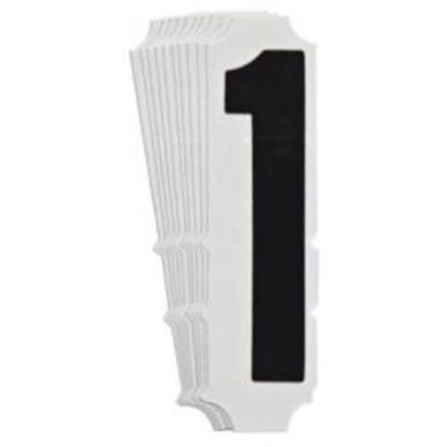 Quick-Align&reg; Individual Gothic Number and Letter Labels, 1, 4" H, Black Cantin et fils