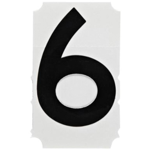 &eacute;tiquettes de lettres et chiffres gothiques individuels Quick-Align, 6, 4" h, Noir Cantin et fils