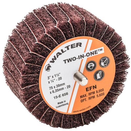 Meule &agrave; lamelles abrasives Two-In-One Cantin et fils