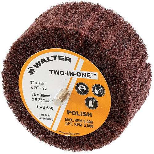 Meule &agrave; lamelles abrasives Two-In-One Cantin et fils