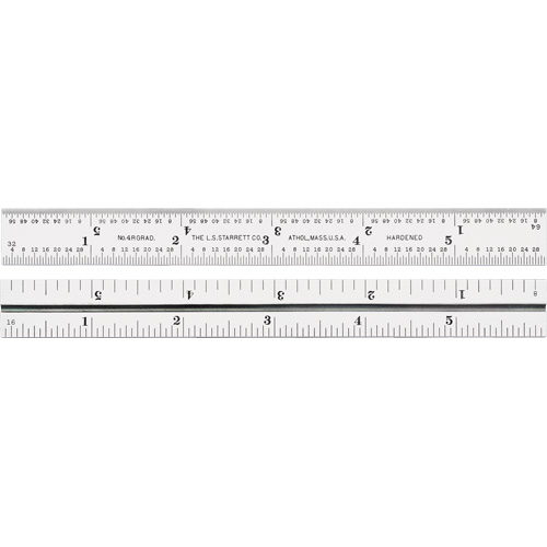 Junior Combination Squares, 6" L, 8/100" Graduations, Steel, Satin Cantin et fils