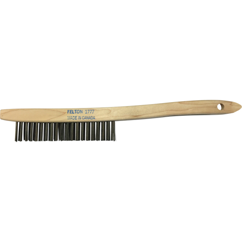 Brosses de nettoyage &agrave; manche recourb&eacute;, Laiton, 3 x 19 rangs de fils, Longueur 14" Cantin et fils